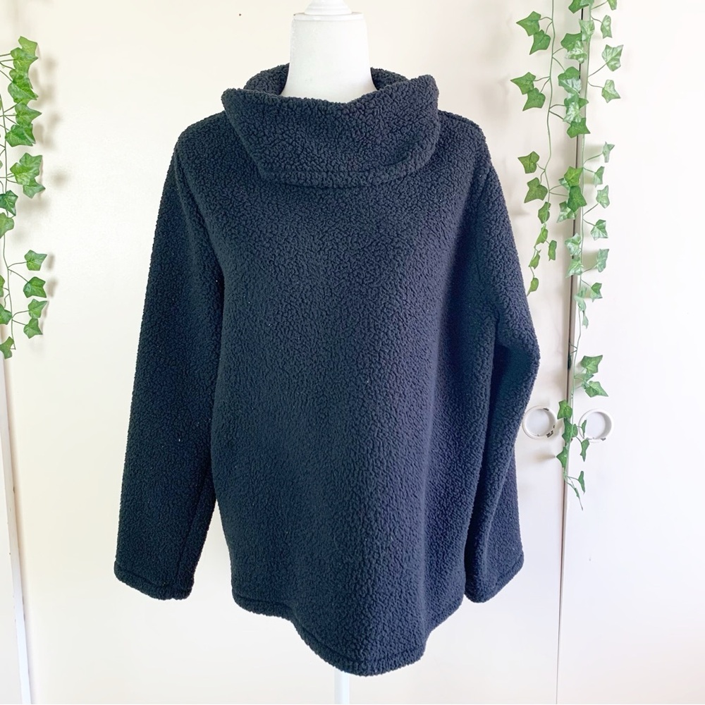 Style & Co Soft Fleece Cowl Neck Sweater | Large